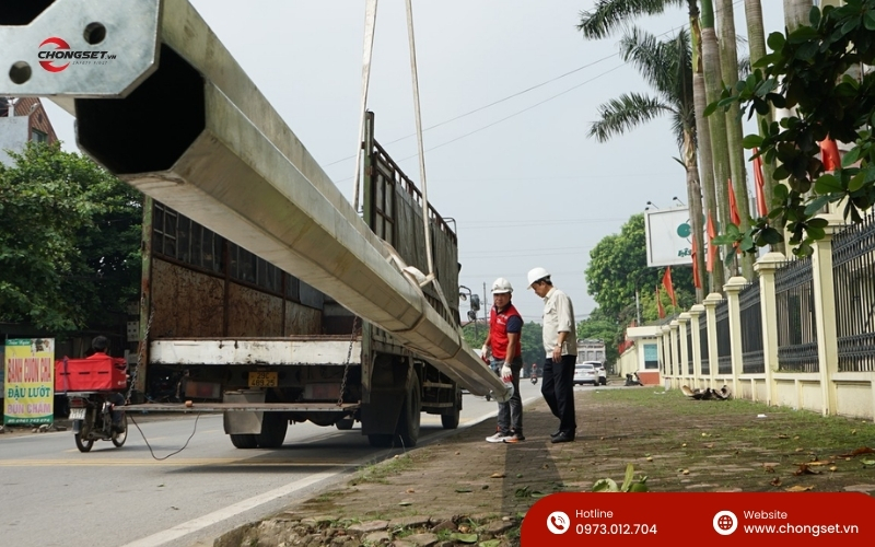 Lắp đặt hệ thống chống sét nhà máy Supe Lâm Thao