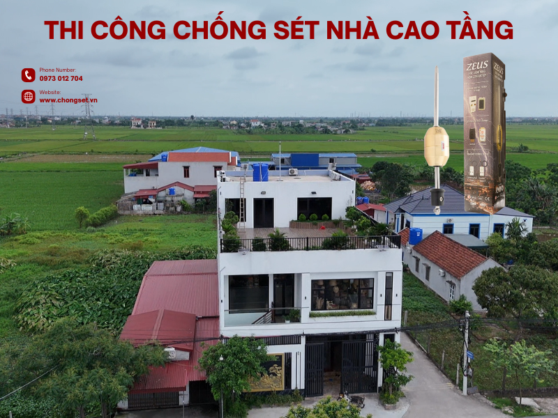 THI CÔNG CHỐNG SÉT NHÀ CAO TẦNG