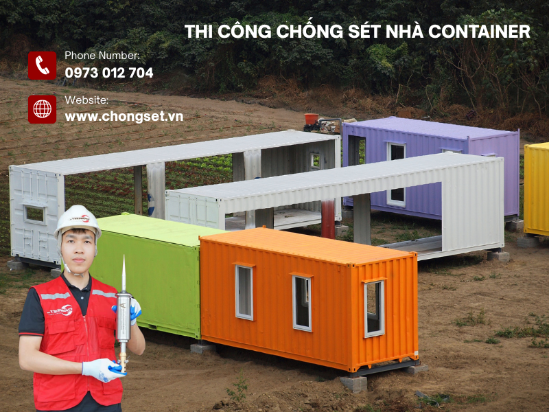 thi công chống sét cho nhà container