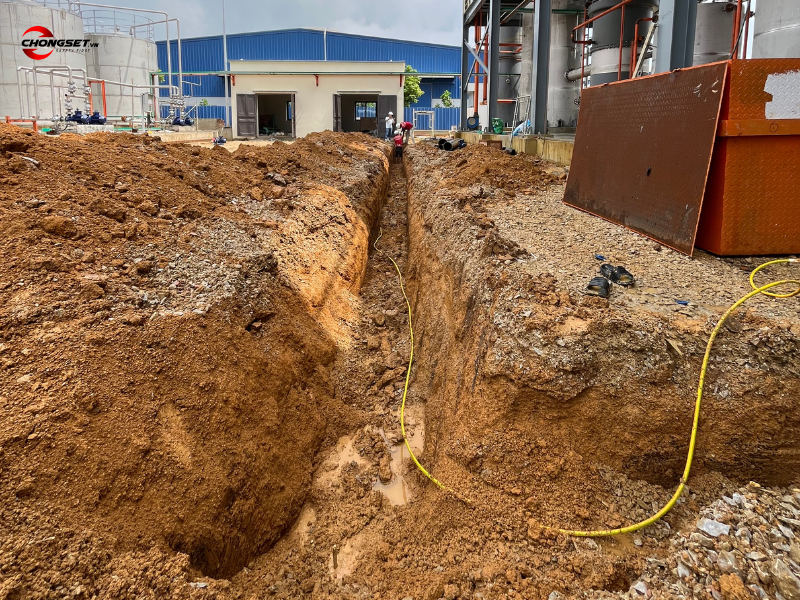 Bãi tiếp địa nhà máy