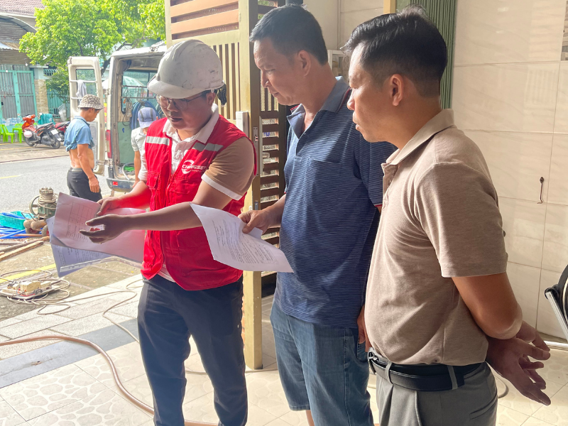 Bàn giao vật tư chống sét