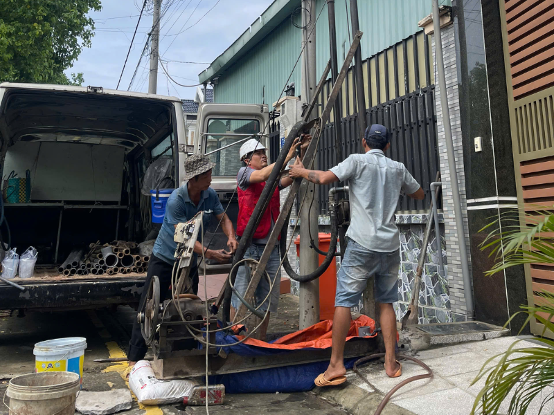 Khoan giếng tiếp địa