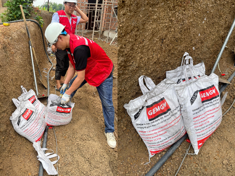 Sử dụng vật tư chống sét chính hãng