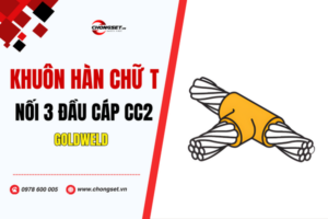 Khuôn hàn chữ T cáp với cáp