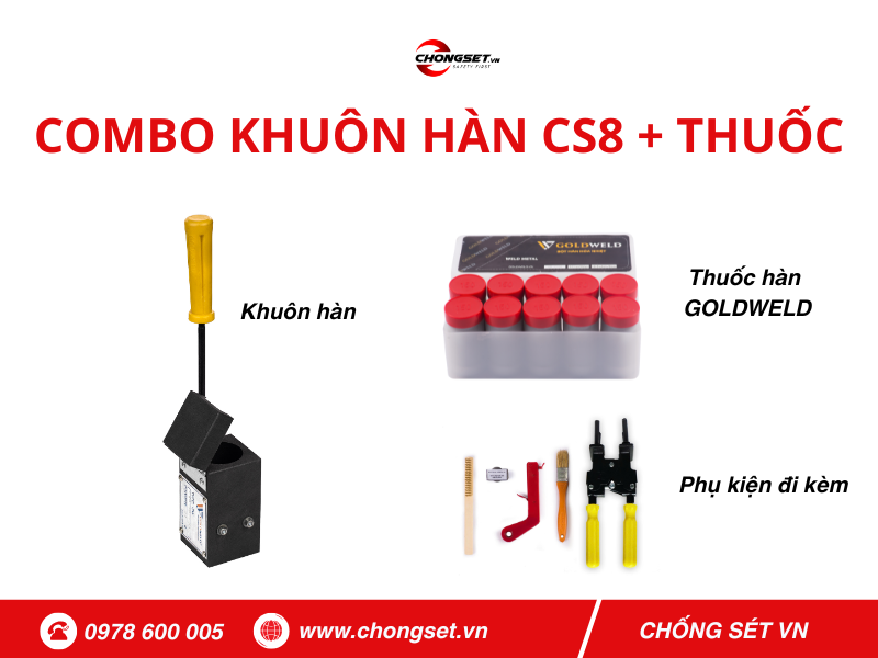 Khuôn hàn mặt bích CS8 chính hãng giá tại kho